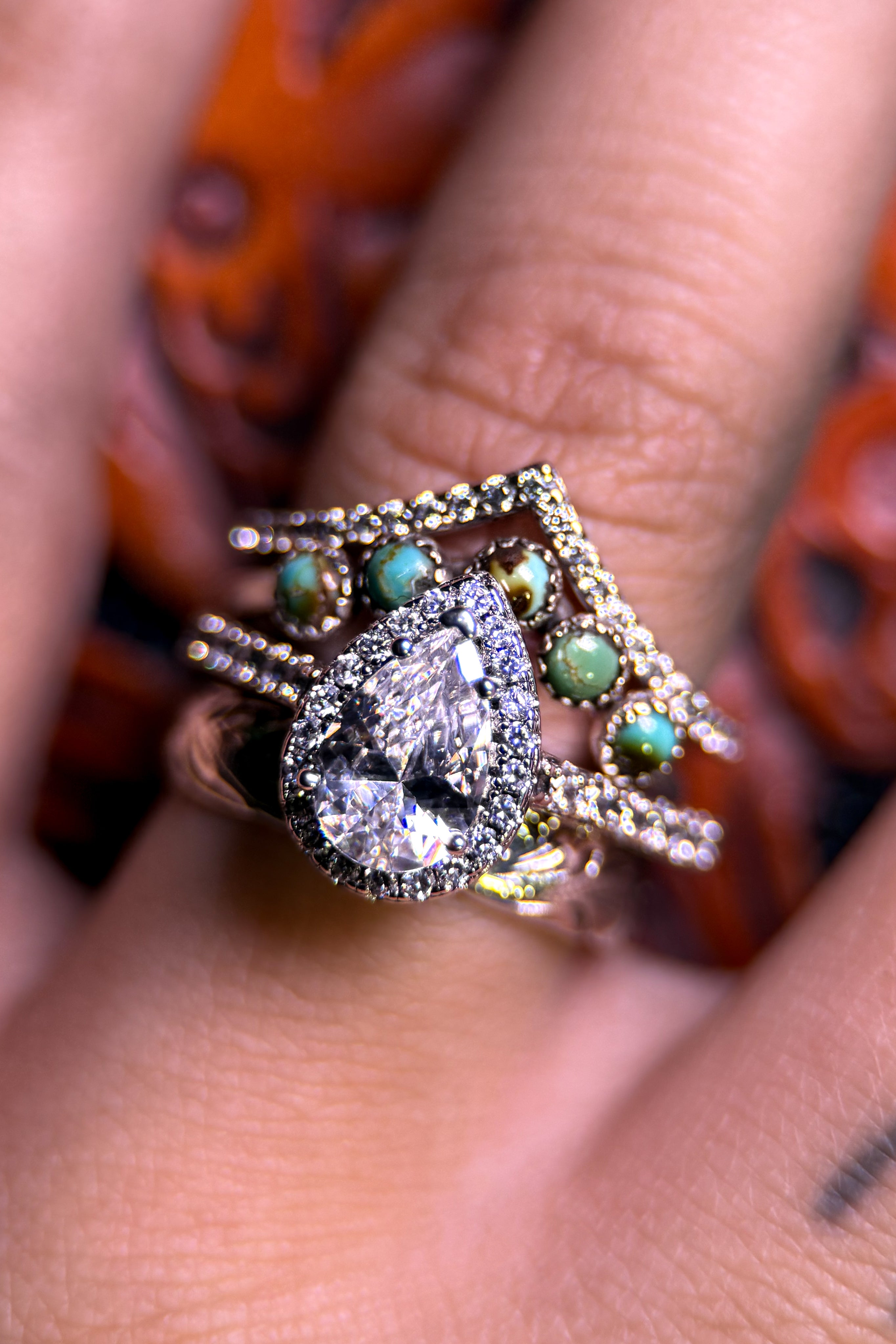 PAVÉ DIAMOND WEDDING BANDS.