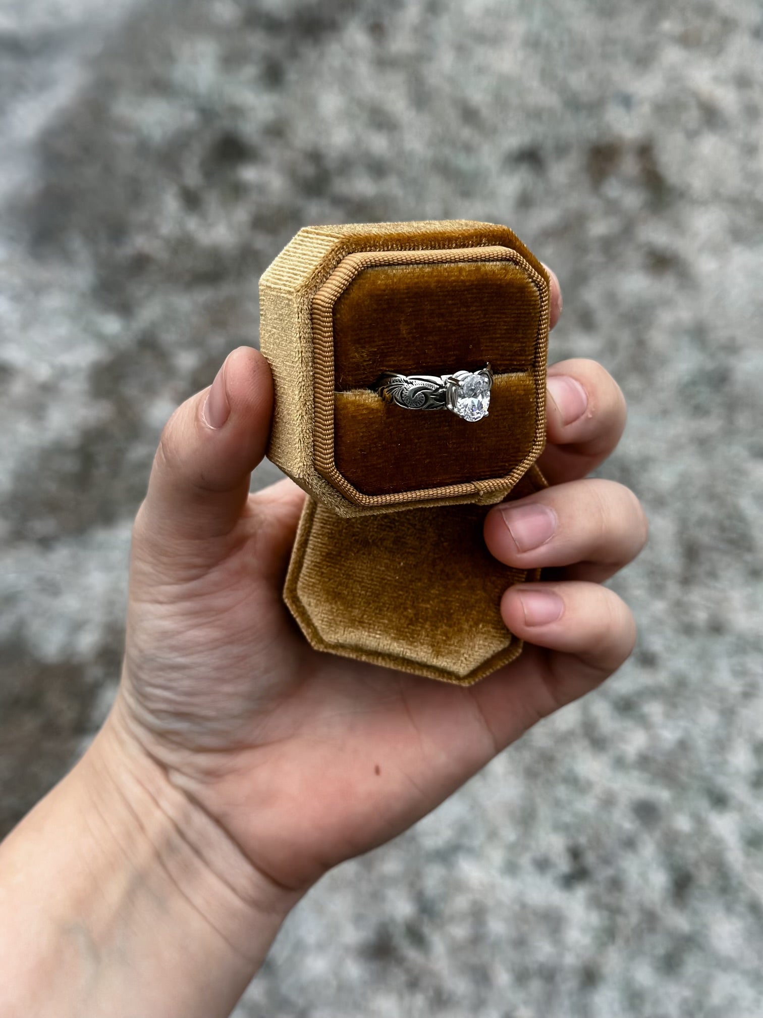 OVAL SOLITAIRE ENGAGEMENT RING