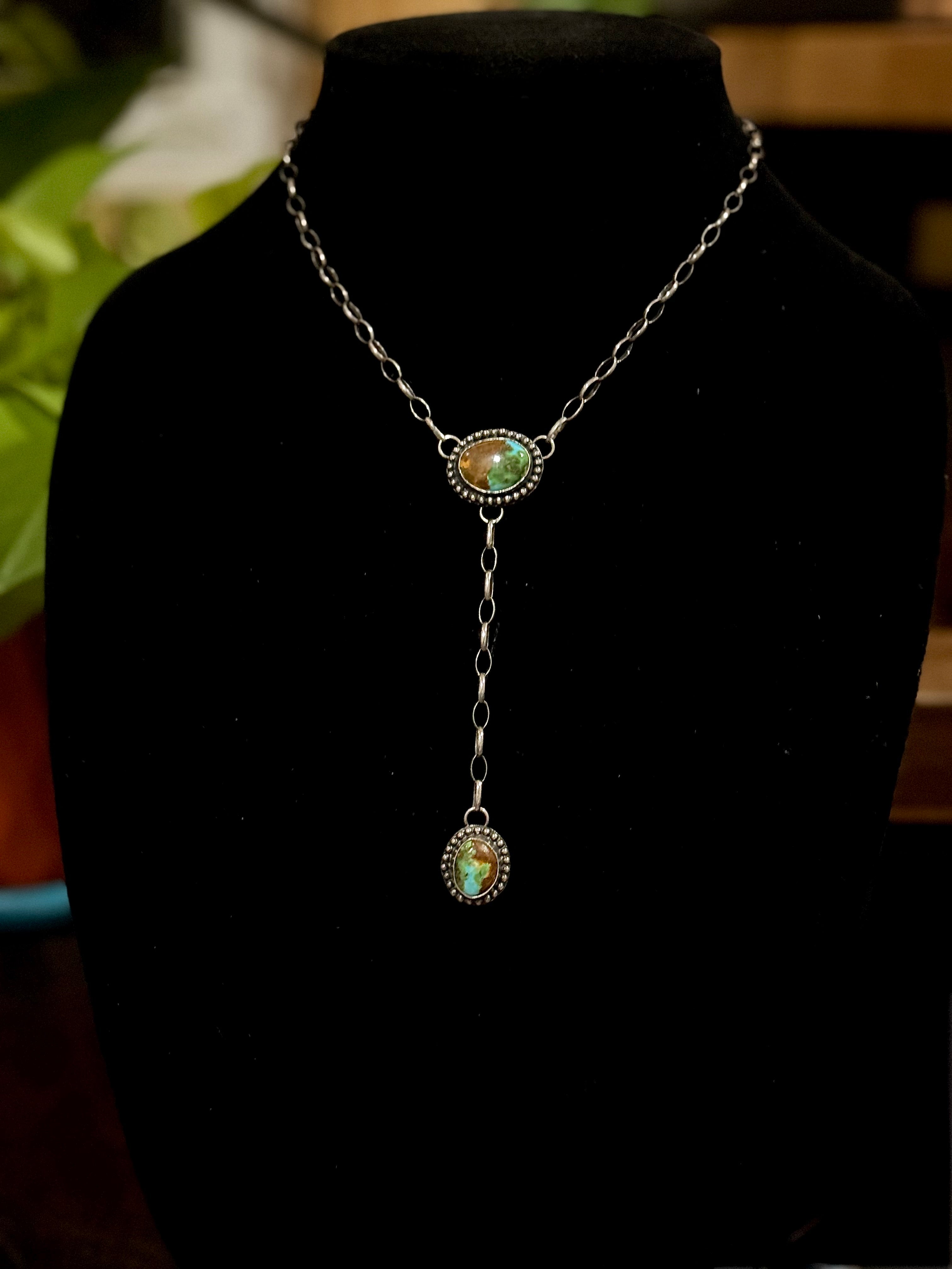 SONORAN GOLD LARIAT STATEMENT PIECE.