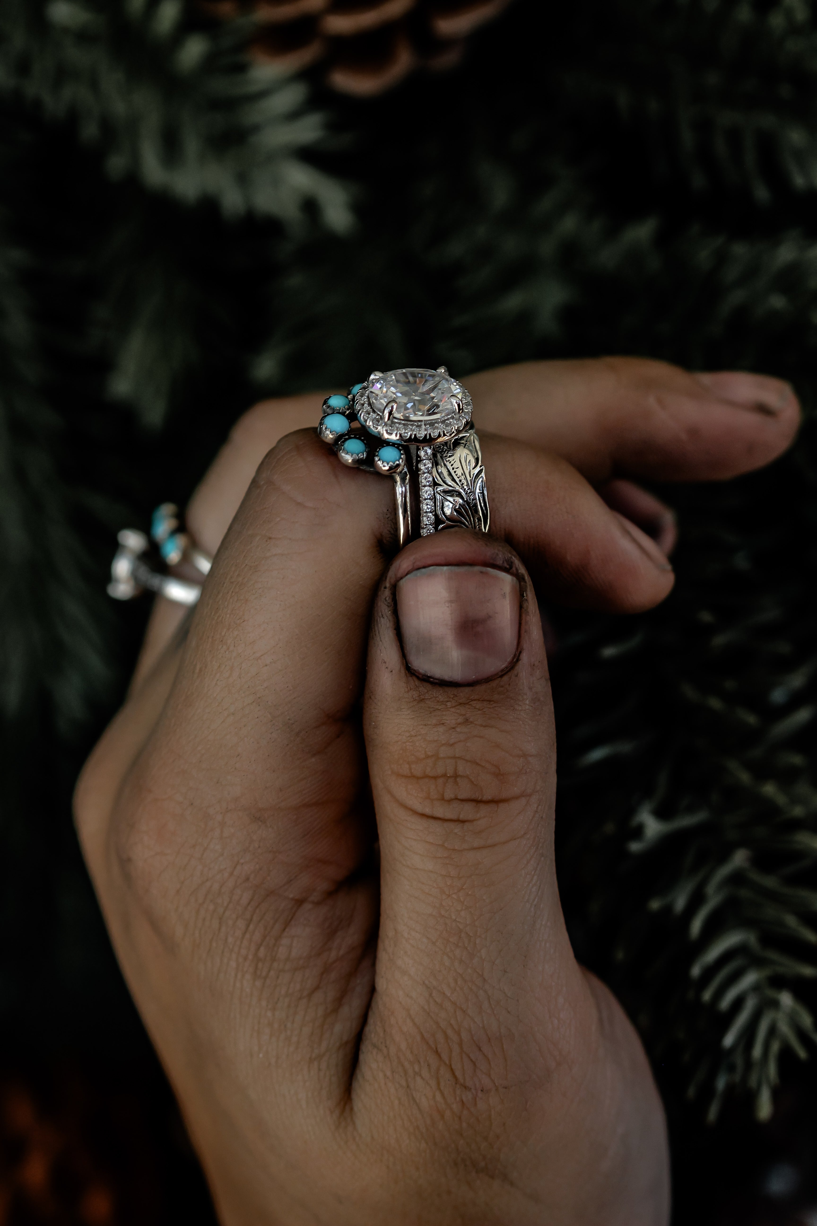 ORIGINAL OVAL HALO SET.