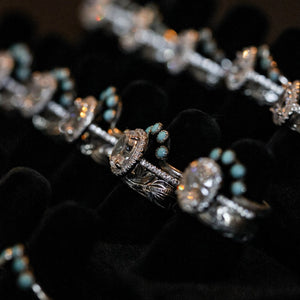 ORIGINAL SILVER WEDDING SETS.