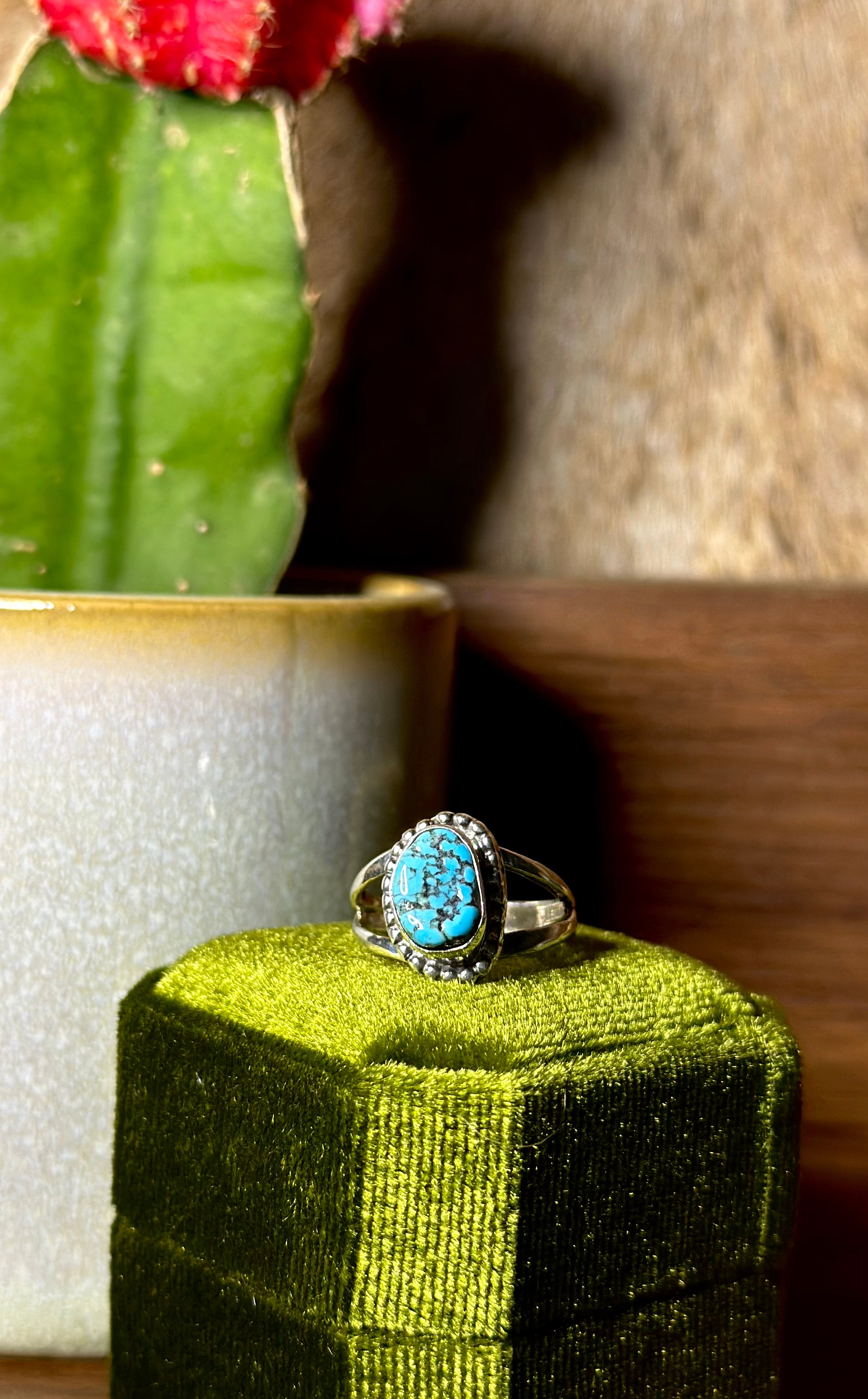 Nugget Turquoise Ring.