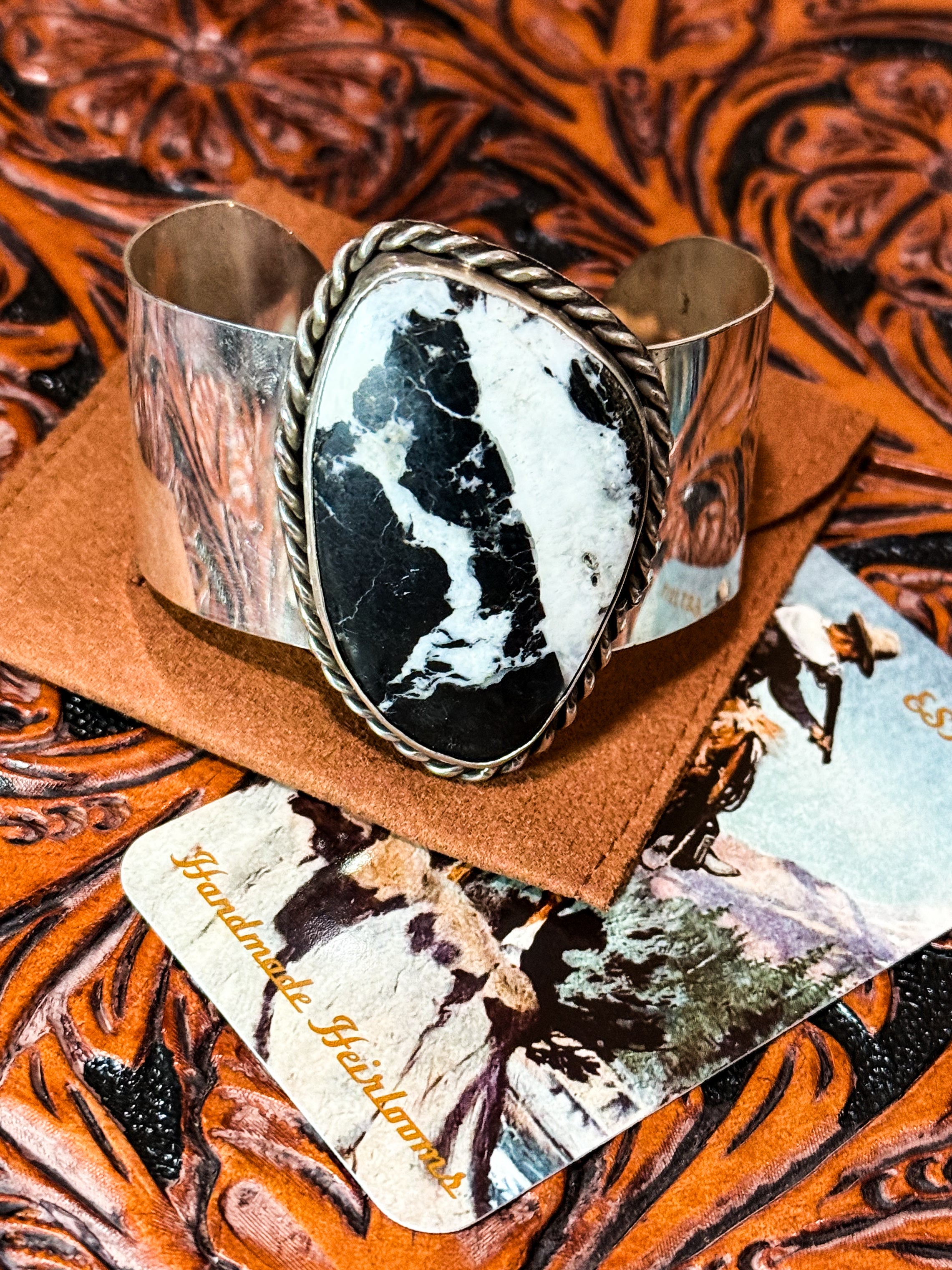 Huge Authentic White Buffalo ￼Cuff.